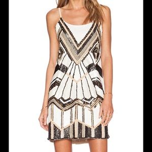 SOLD! Alice & Olivia sequin and beaded jasmine dress.